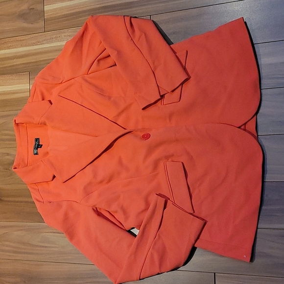 Nwt DIANE GILMAN stretch crepe blazer - Picture 3 of 5